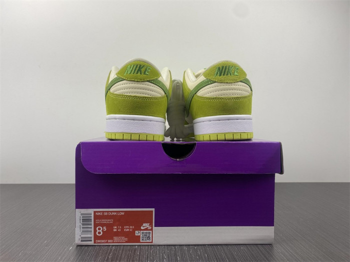 nike sb dunk low green apple - dm0807-300