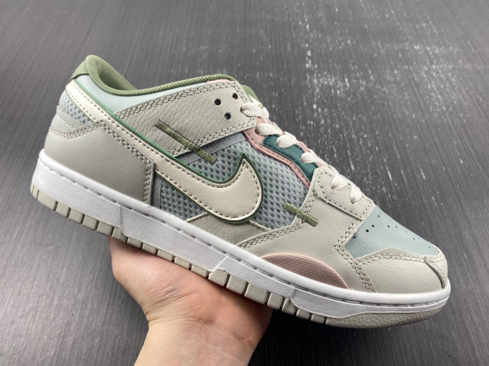 nike dunk scrap grey haze phantom - dm0802-001