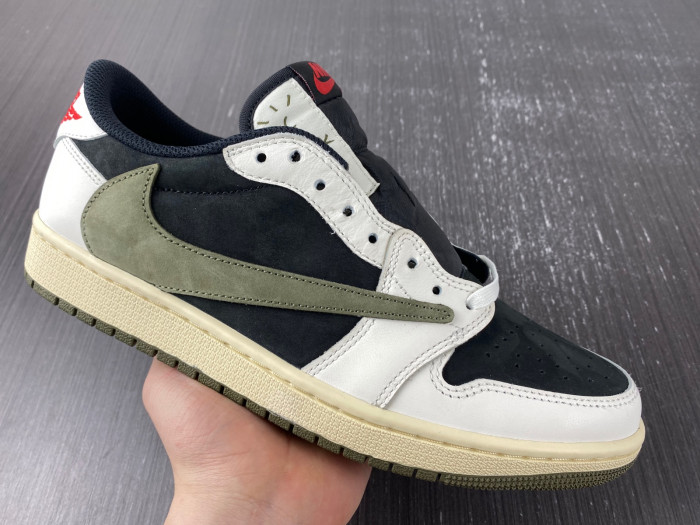 travis scott x air jordan 1 low og olive dz4137-106