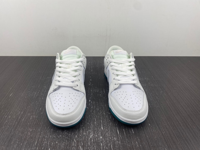 nike dunk low white green grey fd9911-101