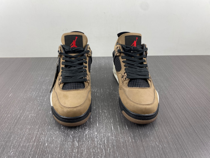 travis scott x air jordan 4 retro brown aj4-882335