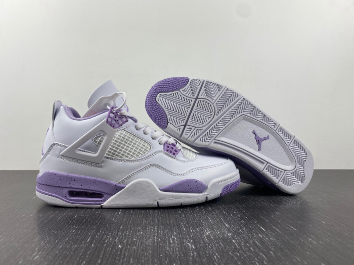 air jordan 4 white and purple ct8527-115