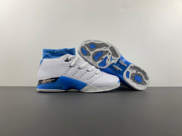 the air jordan 17 low "unc" (carolina) fj0395-101