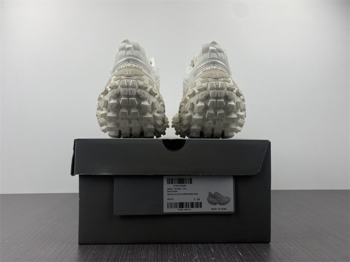 blcg defender rubber platform sneakers white