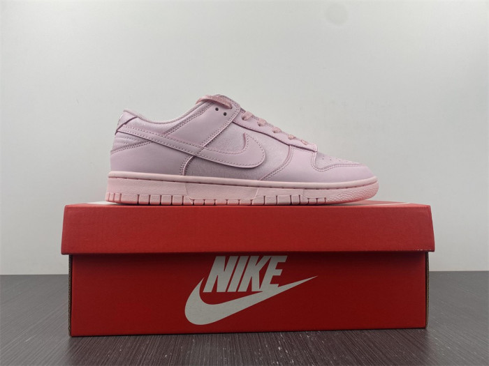 nike dunk low pink (gs) - 921803-601