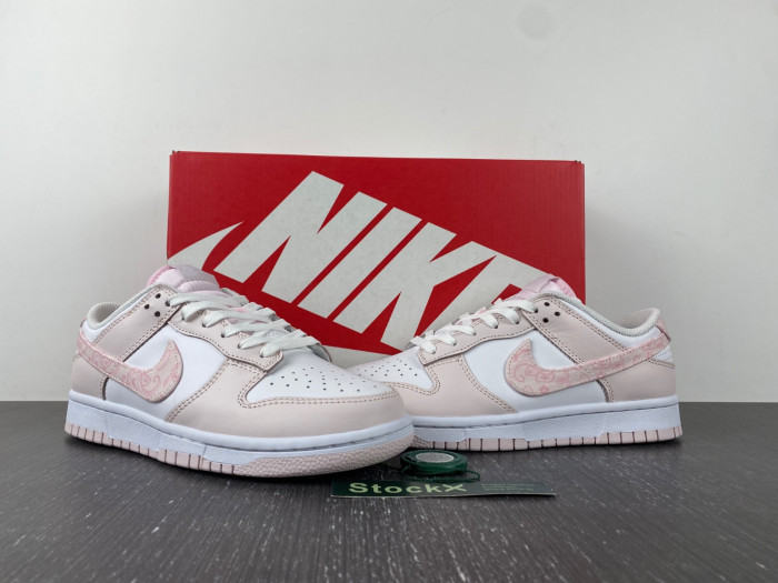 nike dunk low "pink paisley" fd1449-100