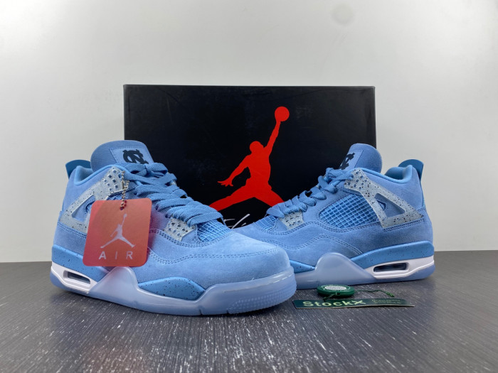 air jordan 4 retro unc 2019 pe sky blue aj4 1032070