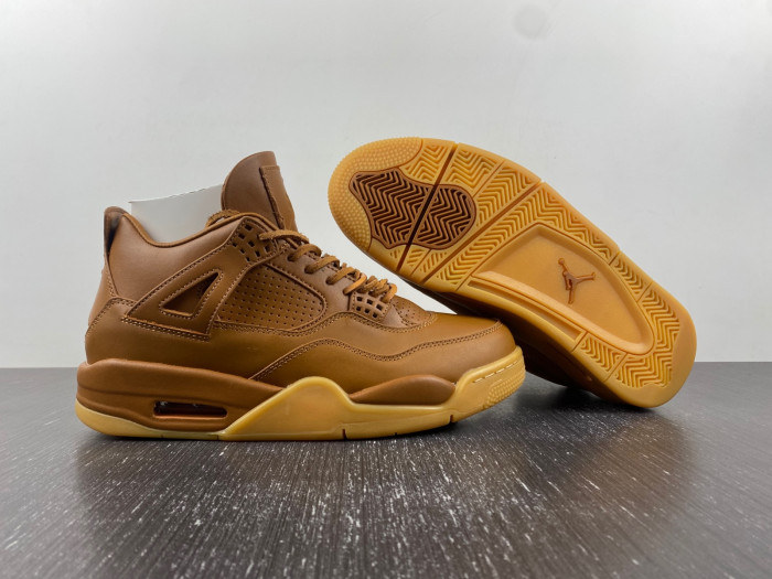 jordan 4 retro ginger wheat men