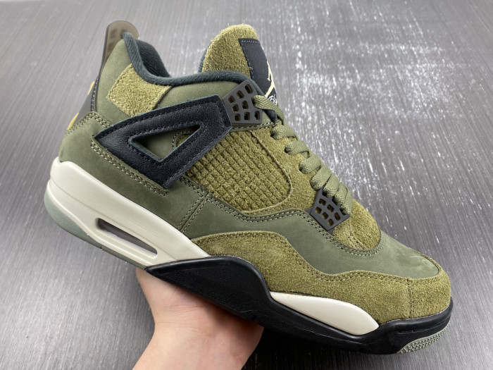 air jordan 4 craft "medium olive" fb9927-200
