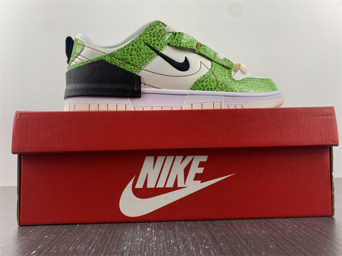 nike dunk low disrupt 2 green snakeskin dv1491-101