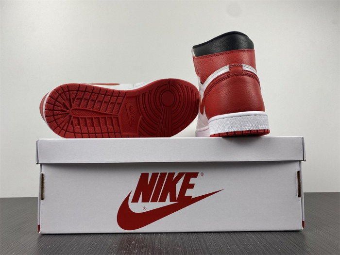 jordan 1 retro 1 high black gym red 555088-161