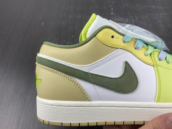 jordan 1 low sail white oil green - fd9906-131