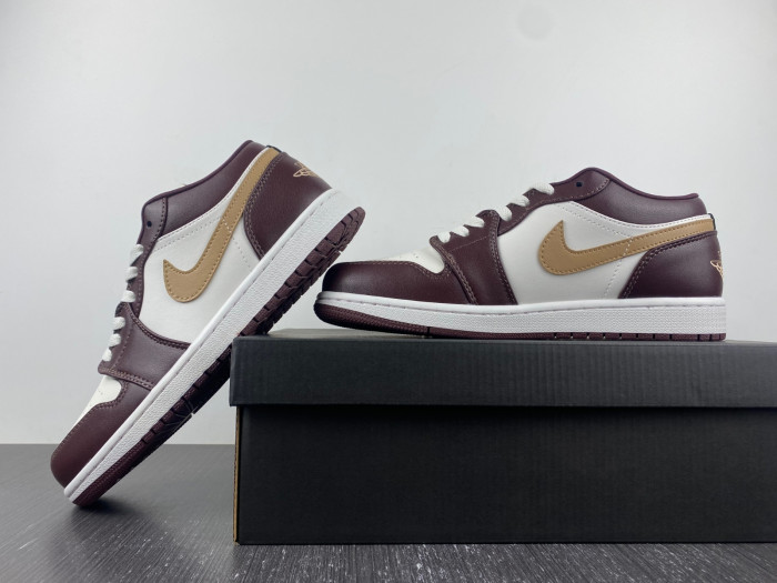 air jordan 1 low sail brown dc0774-200
