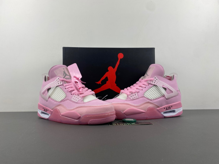 jordan 4 retro x ofw pink