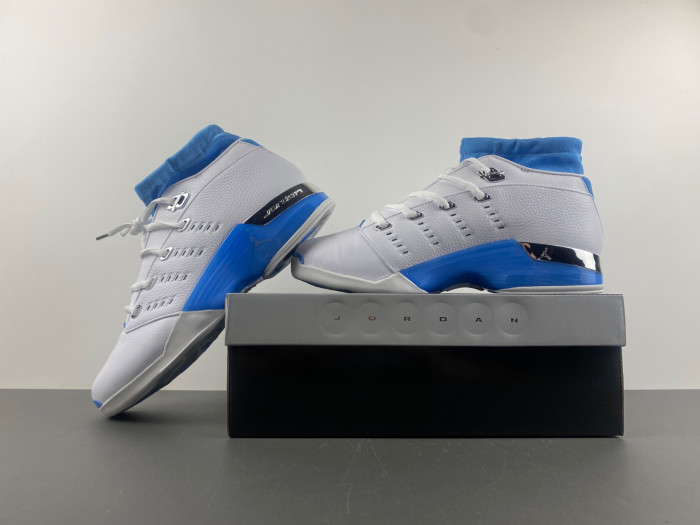 the air jordan 17 low "unc" (carolina) fj0395-101
