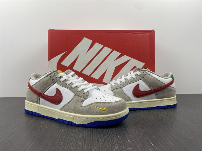 nike sb dunk low retro prm dark blue red gold dx6037-781