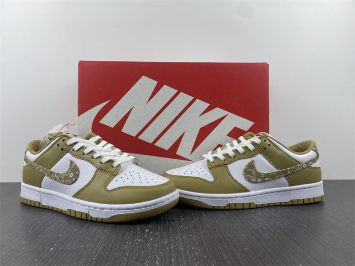 nike dunk low essential paisley pack barley (w) dh4401-104