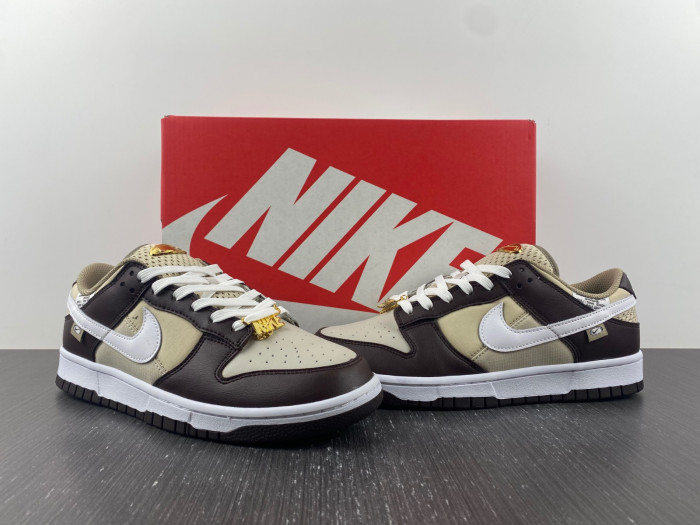 nike dunk low brown basalt (gs) - dx6060-111