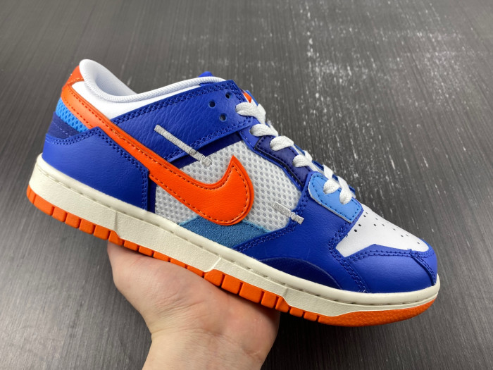 nike dunk low scrap knicks dm0128-100