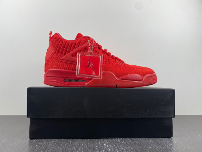 air jordan 4 flyknit “red” aq3559-600