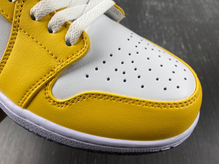 Air Jordan 1 Low Yellow White Grind DX4375-800