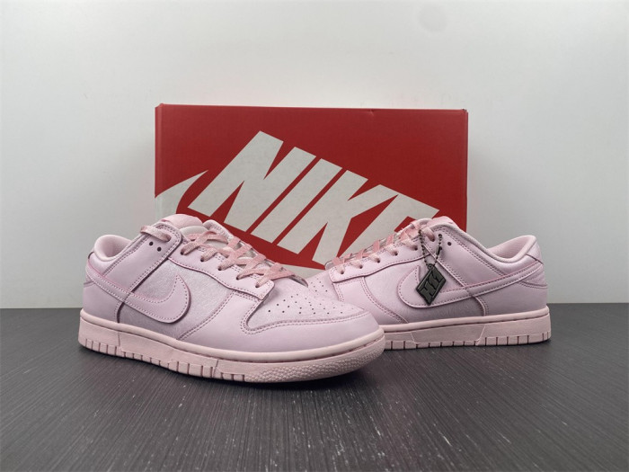 nike dunk low pink (gs) - 921803-601