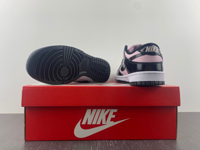 nike dunk low pink foam black (w) - dj9955-600