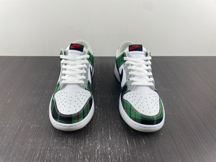 nike dunk low plaid dv0827-100