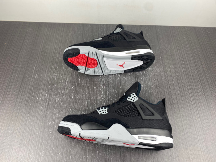 air jordan 4 black canvas dh7138-006
