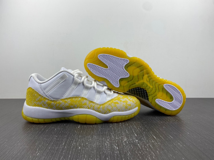 air jordan 11 low wmns “yellow snakeskin” ah7860-107