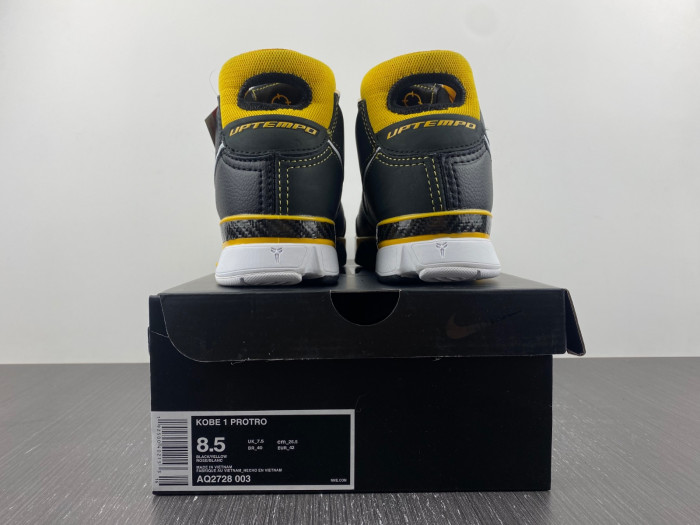 nike kobe 1 protro black maize - aq2728-003