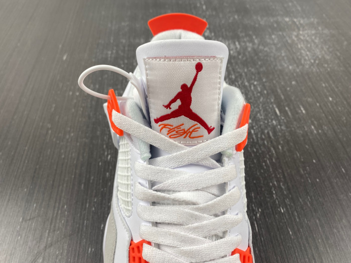 air jordan 4 white and orange dr5415-108