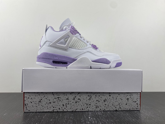 air jordan 4 white and purple ct8527-115