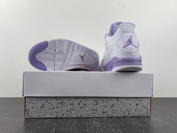 air jordan 4 white and purple ct8527-115