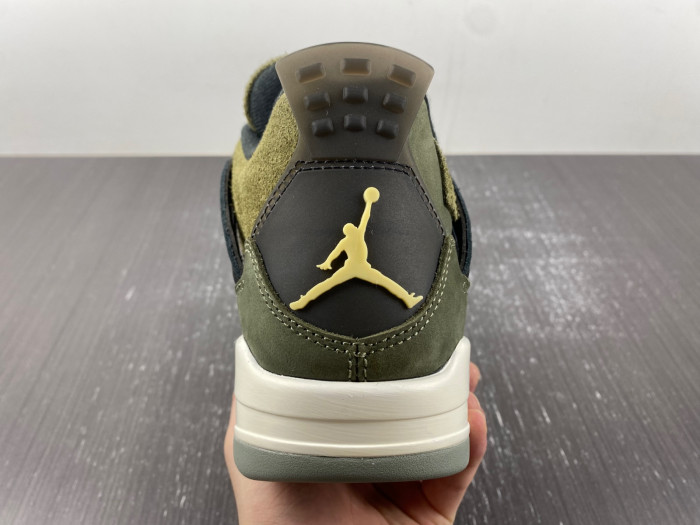 air jordan 4 craft "medium olive" fb9927-200