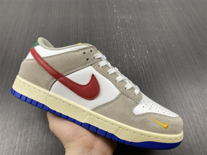 nike sb dunk low retro prm dark blue red gold dx6037-781