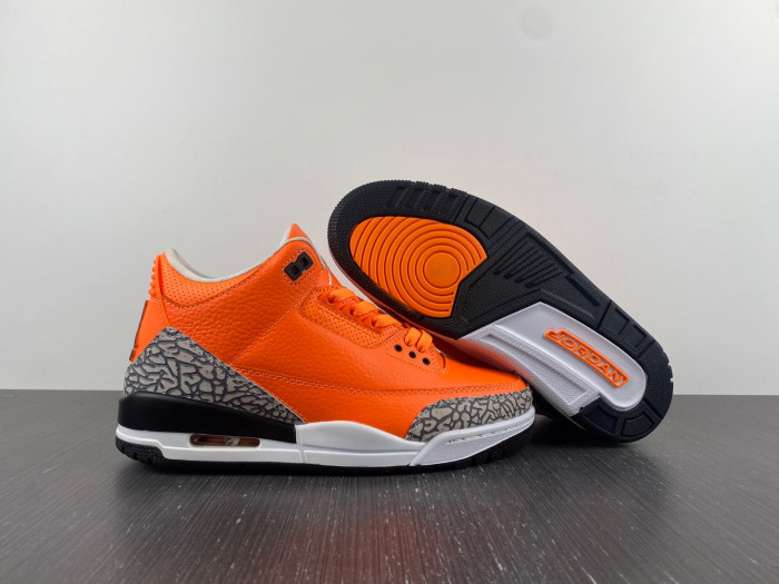 air jordan 3 retro "orange" ct8532-801