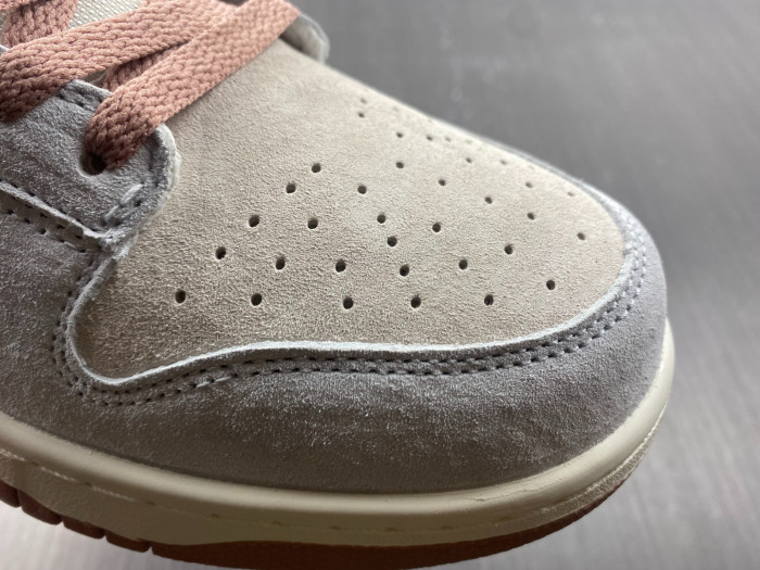 nike dunk low fossil rose - dh7577-001