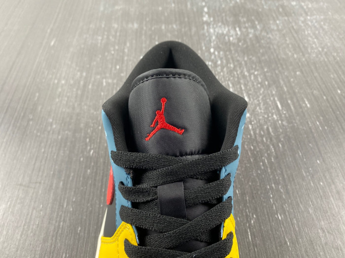 air jordan 1 low se black multi-color (w) - dn3739-060