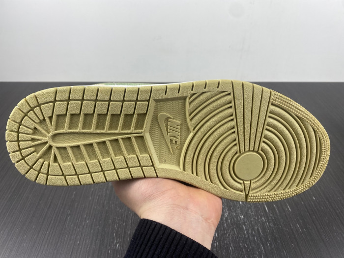 jordan 1 low sail white oil green - fd9906-131