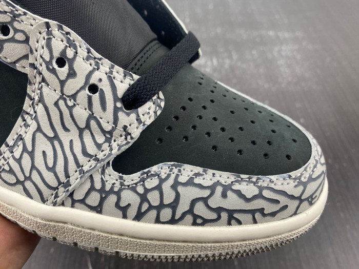 jordan 1 retro low og black cement - cz0790-001