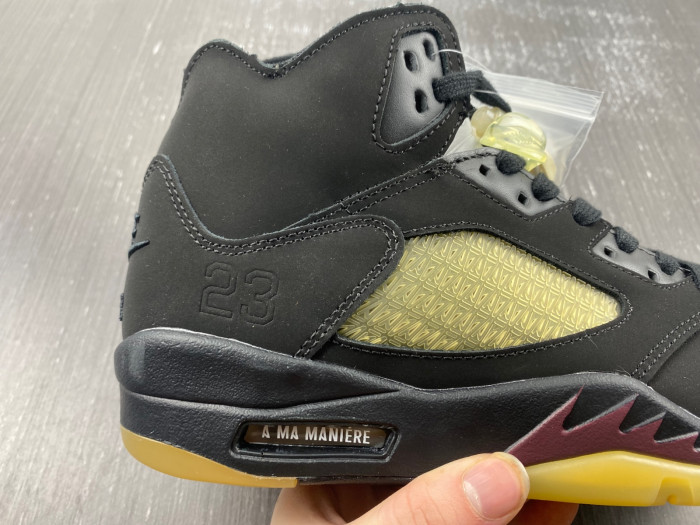 a ma maniére x air jordan 5 “black” fd1330-001
