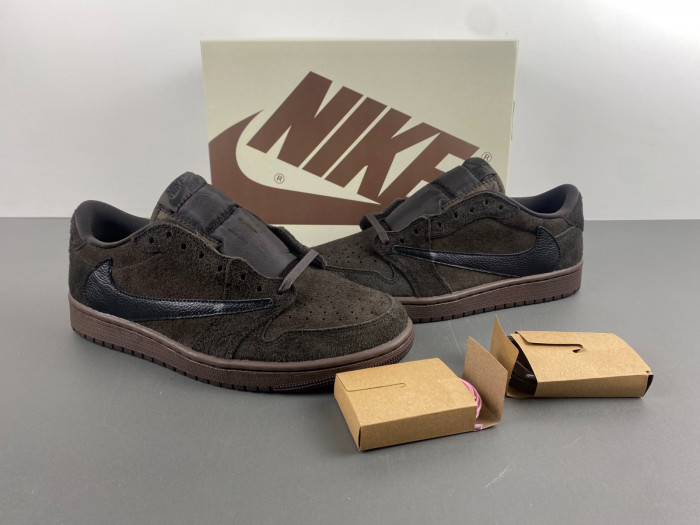 travis scott x air jordan 1 low og “velvet brown” dm7866-202