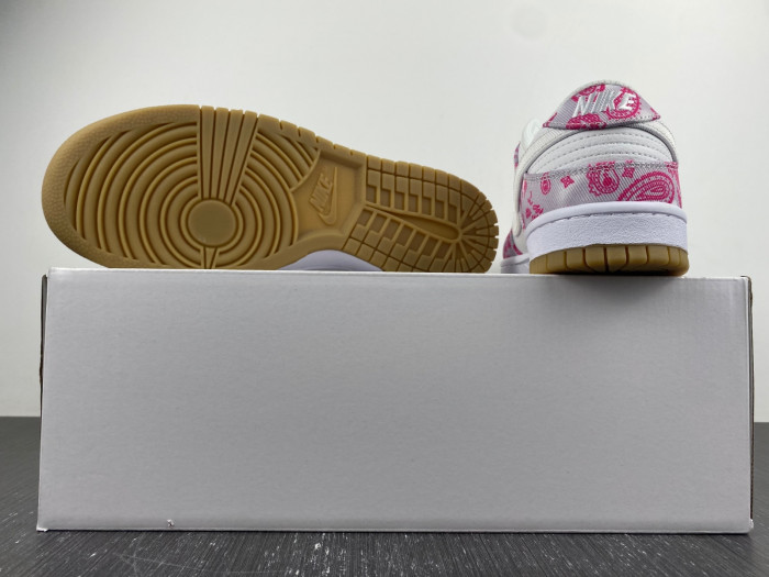 nike sb dunk low white rose red gum ct5053-061