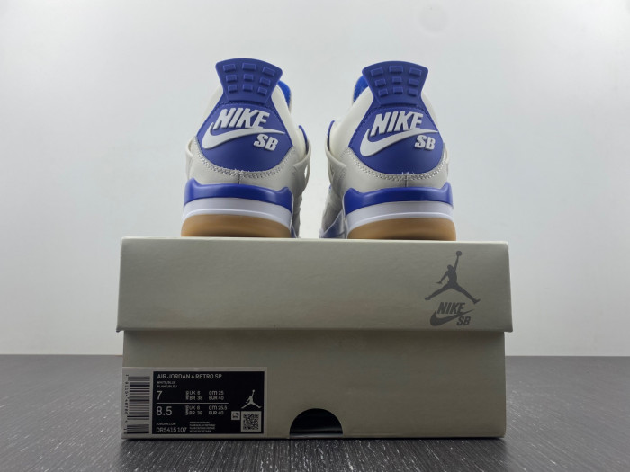 jordan 4 retro blue/white - dr5415-107