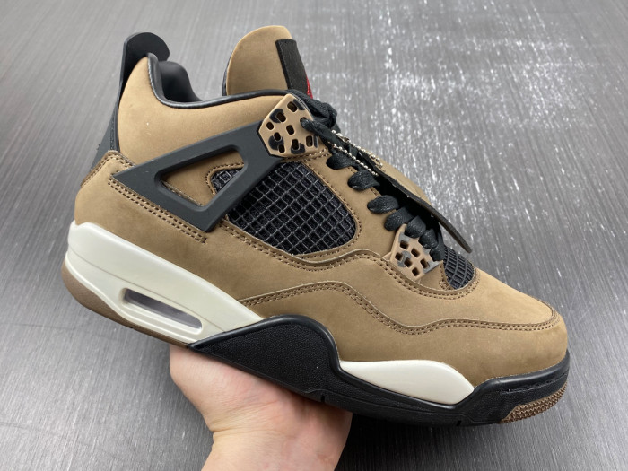 travis scott x air jordan 4 retro brown aj4-882335