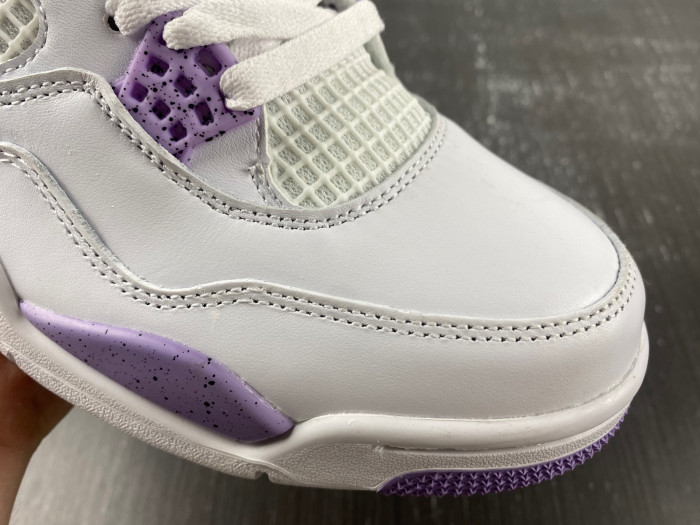 air jordan 4 white and purple ct8527-115