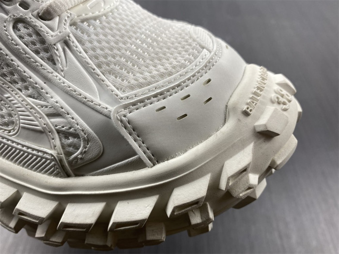 blcg defender rubber platform sneakers white