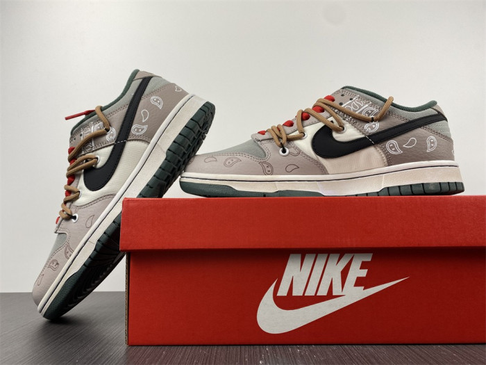 nike dunk low se sail multi-camo - dh0957-100