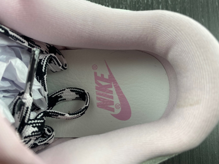 nike dunk low pink foam/pure platinum-phantom dv3054-600